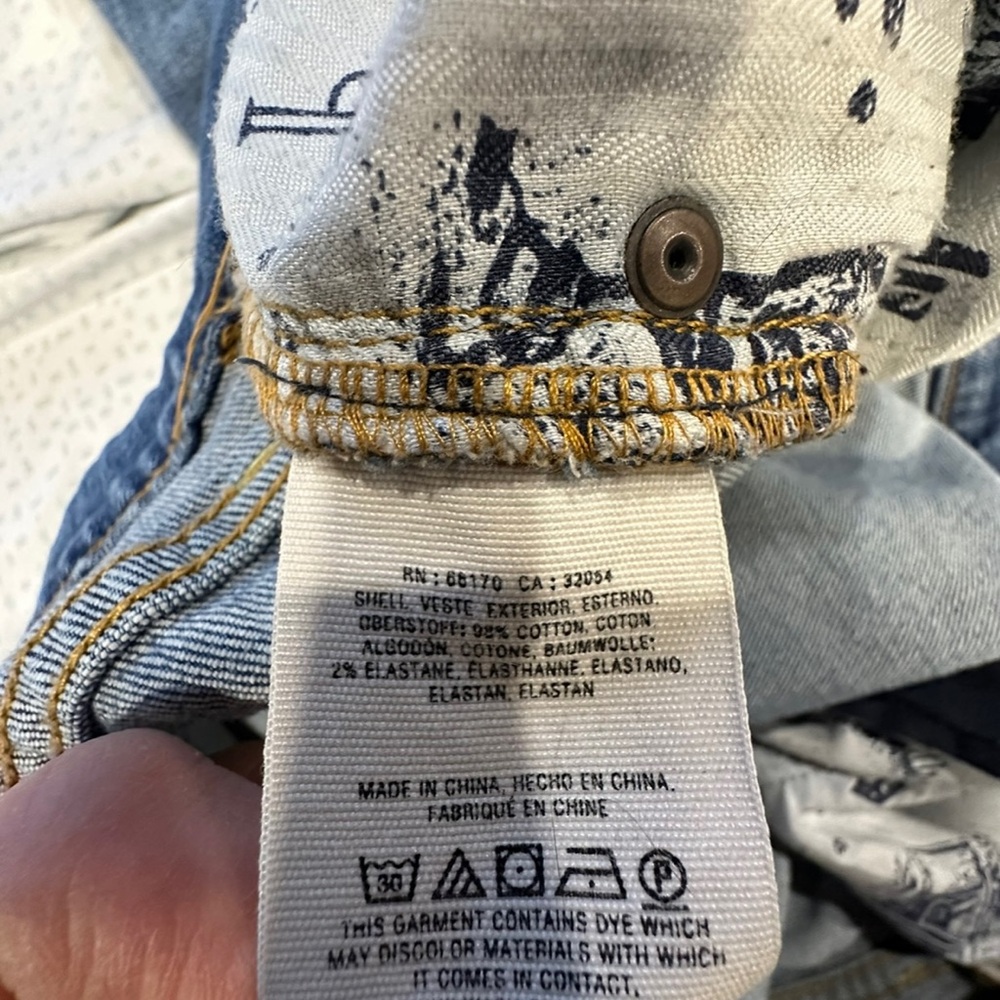 Anthropologie Pilcro & The Letterpress Slim Boyfriend Blue Denim Jeans 31 Tall - Picture 7 of 10